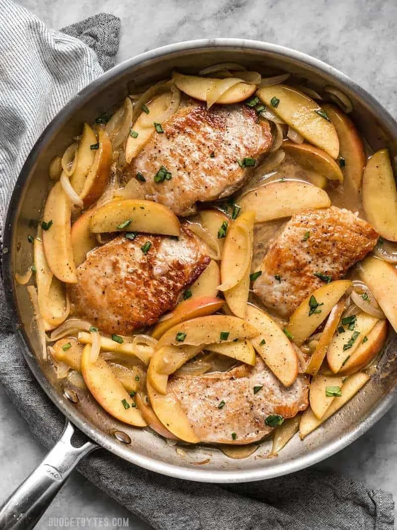 Image of Apple Spice Pork Chops recipe