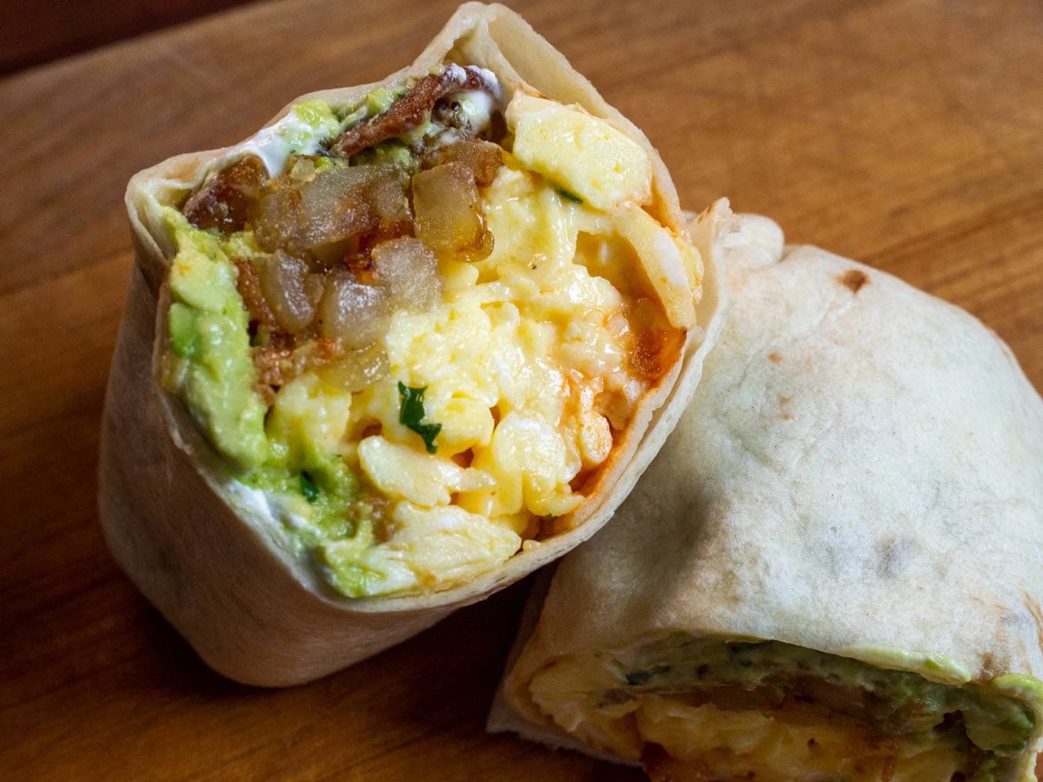 Image of Bacon, Egg, and Cheese Breakfast Burrito recipe