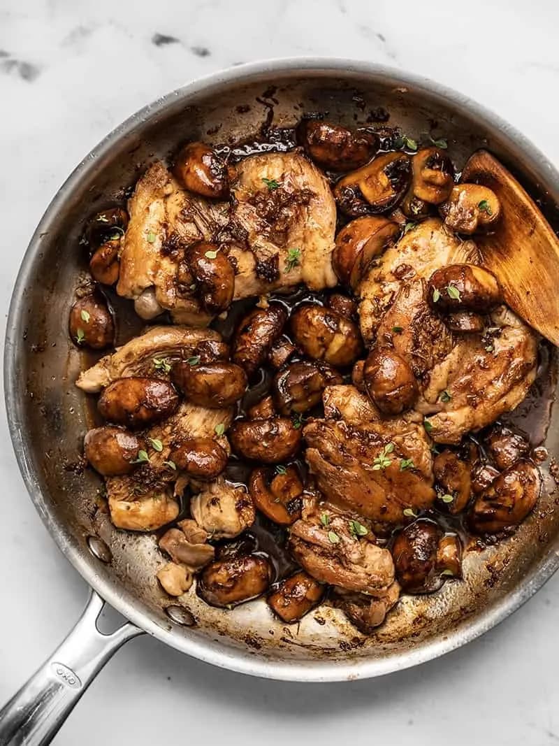 Image of Balsamic Chicken and Mushrooms recipe