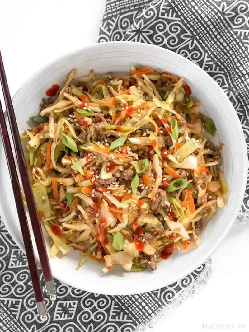 Image of Beef and Cabbage Stir Fry recipe