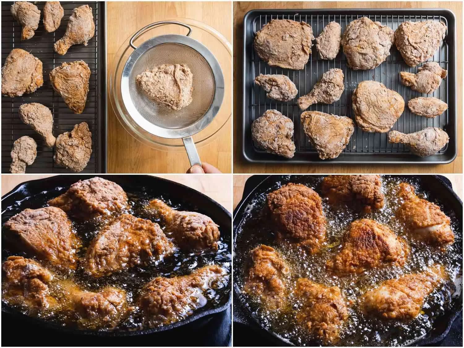 Step 5 of Buttermilk-Brined Southern Fried Chicken