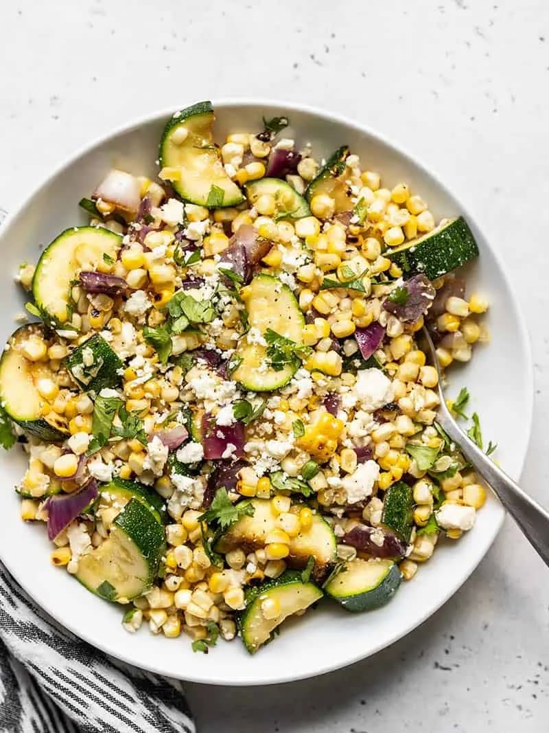 Image of Charred Corn and Zucchini Salad recipe