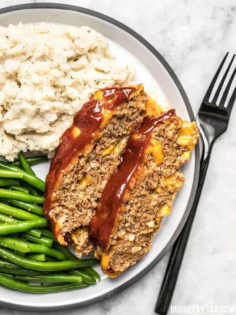 Image of Cheddar Cheeseburger Meatloaf recipe