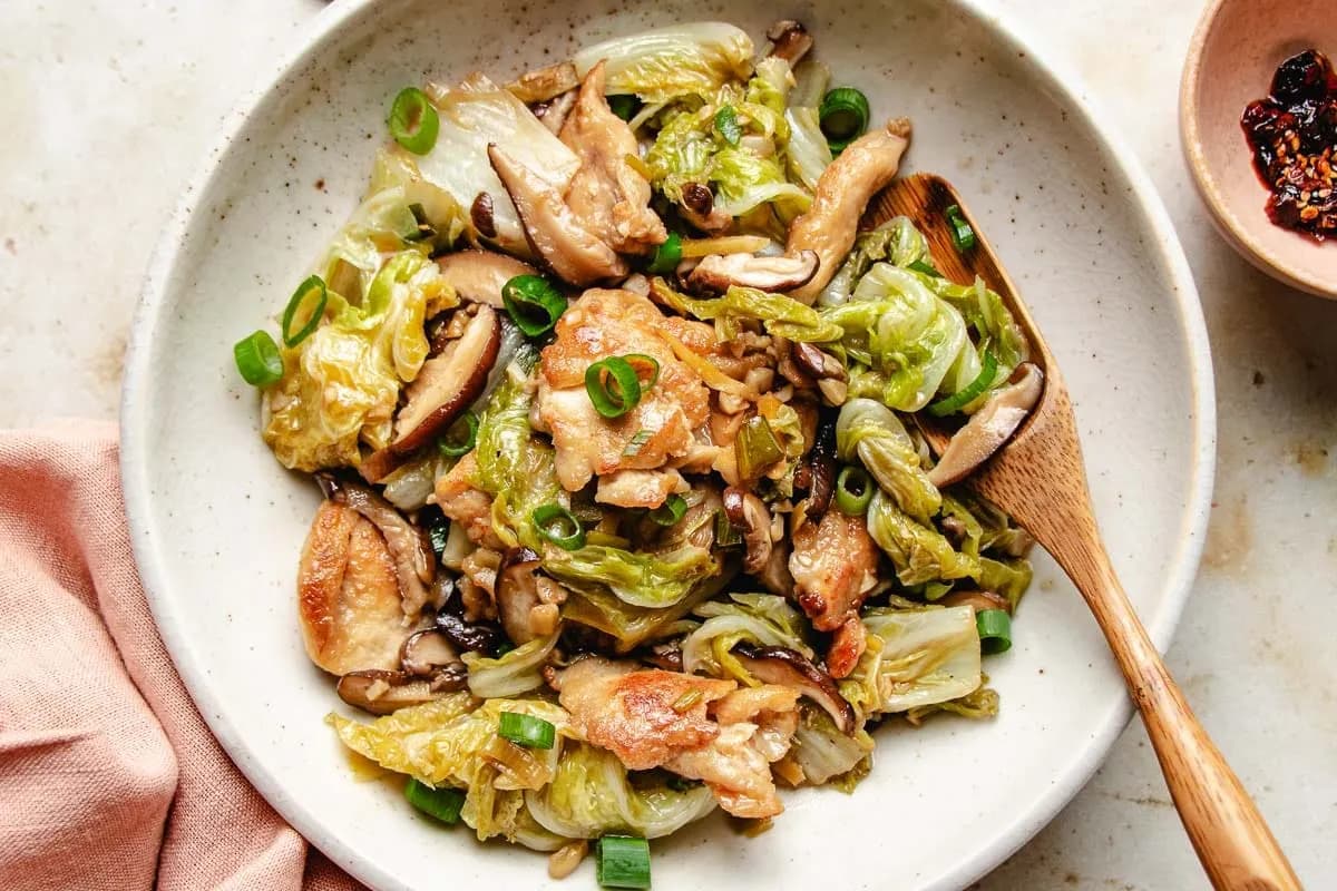 Image of Chicken Cabbage Stir Fry recipe