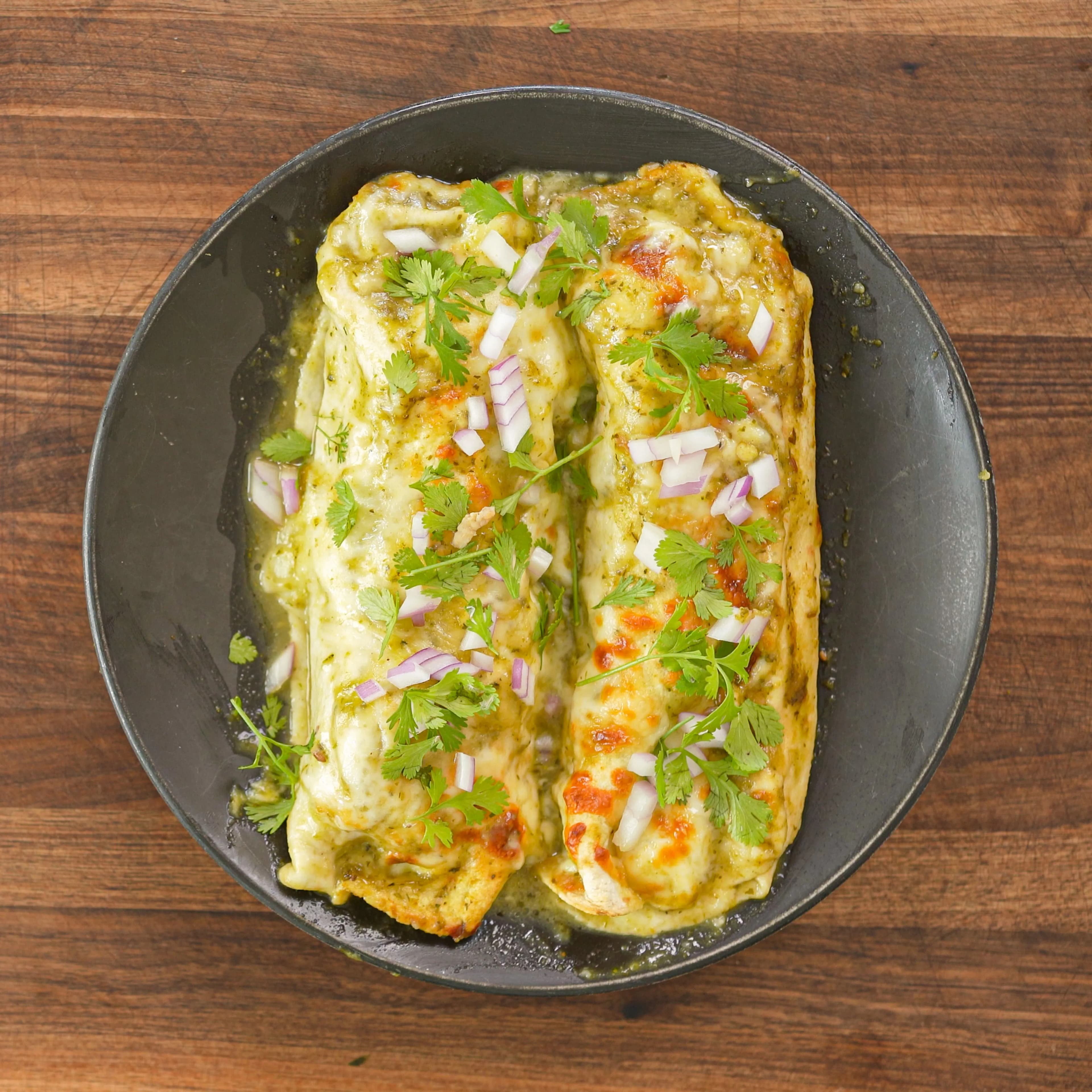 Image of Chicken Enchiladas Verdes recipe