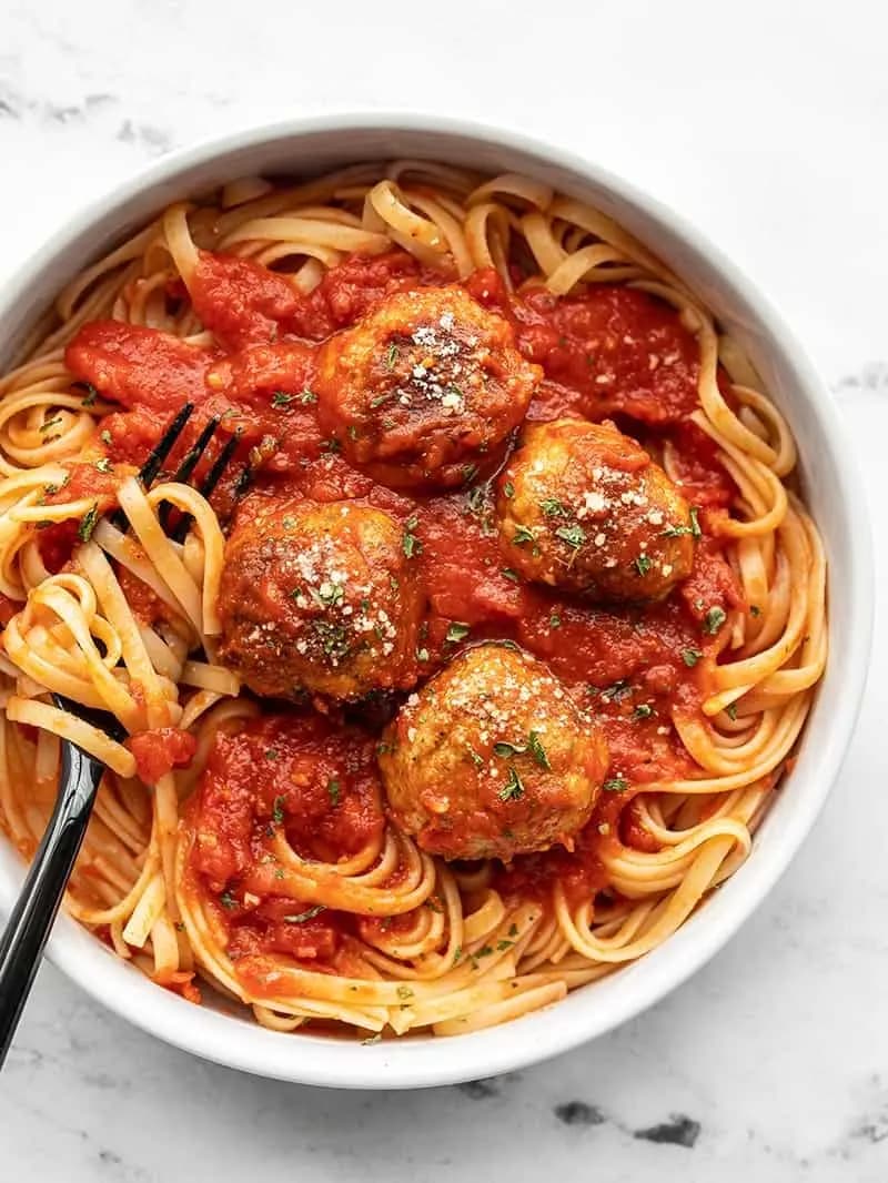 Image of Chicken Parmesan Meatballs recipe