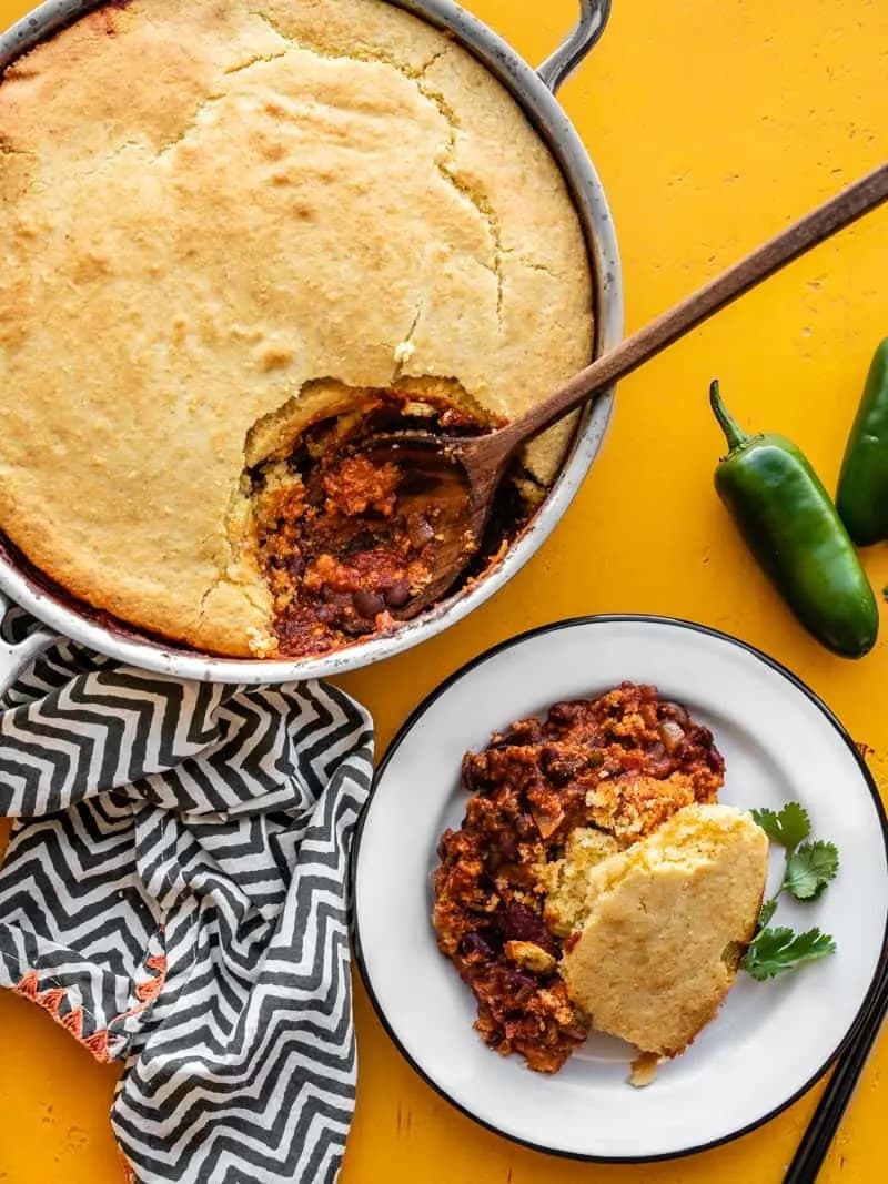 Image of Chili Cornbread Skillet recipe