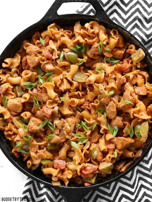 Image of Creamy Chicken Fajita Pasta recipe