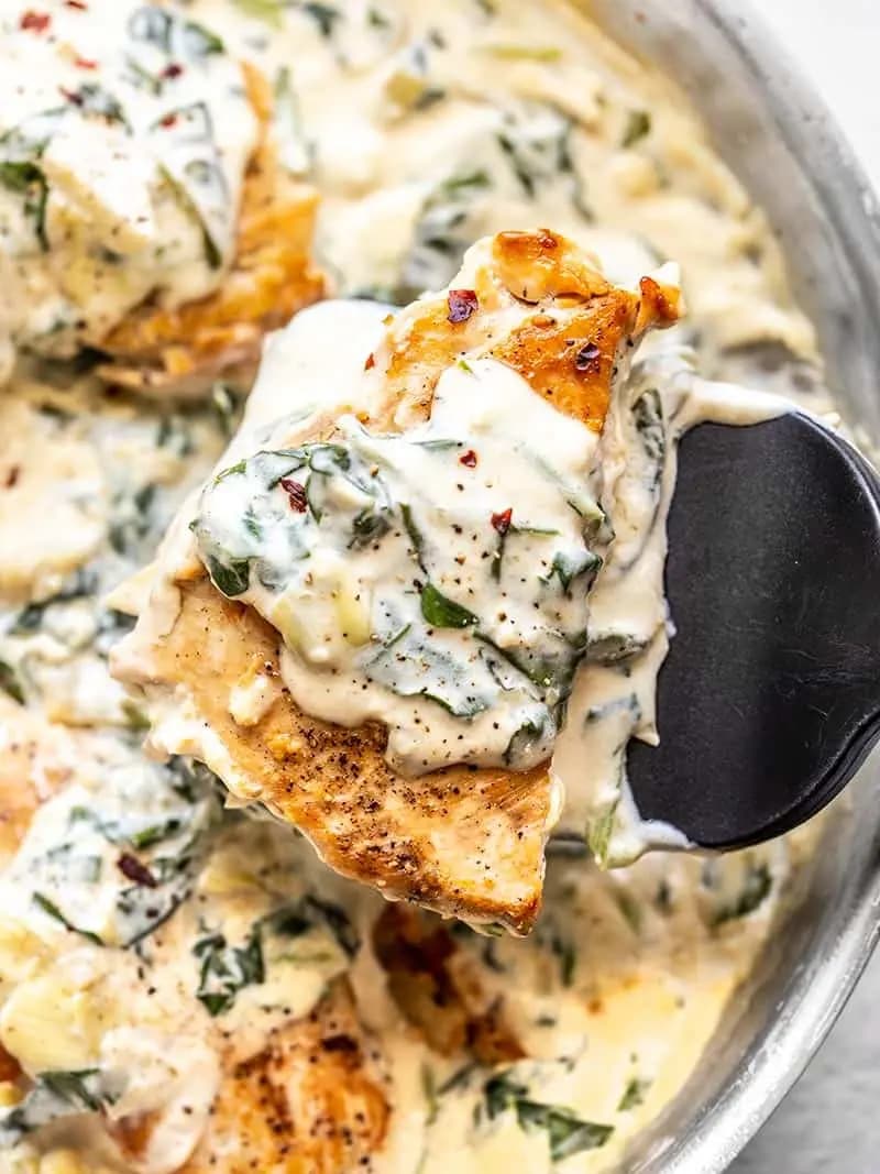 Image of Creamy Spinach Artichoke Chicken recipe
