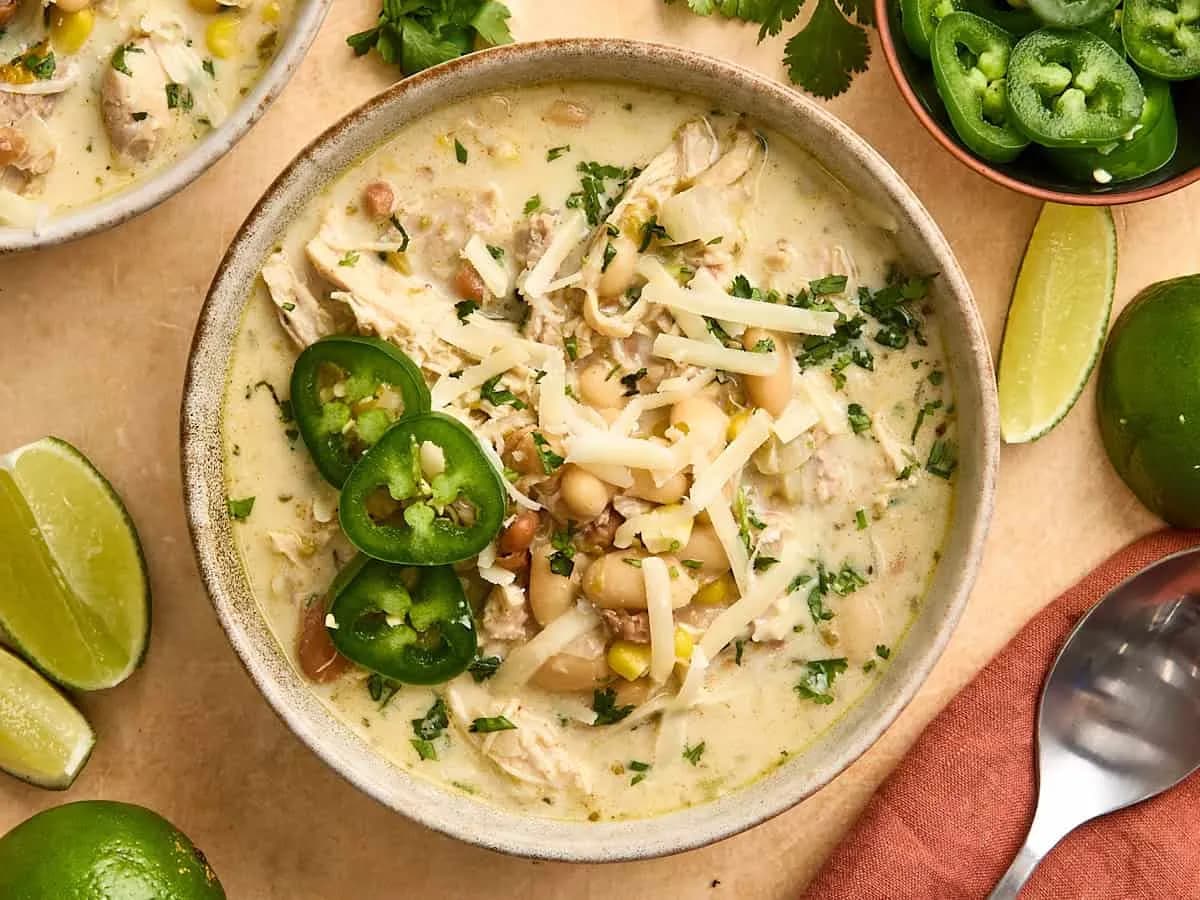 Image of Creamy White Chicken Chili recipe