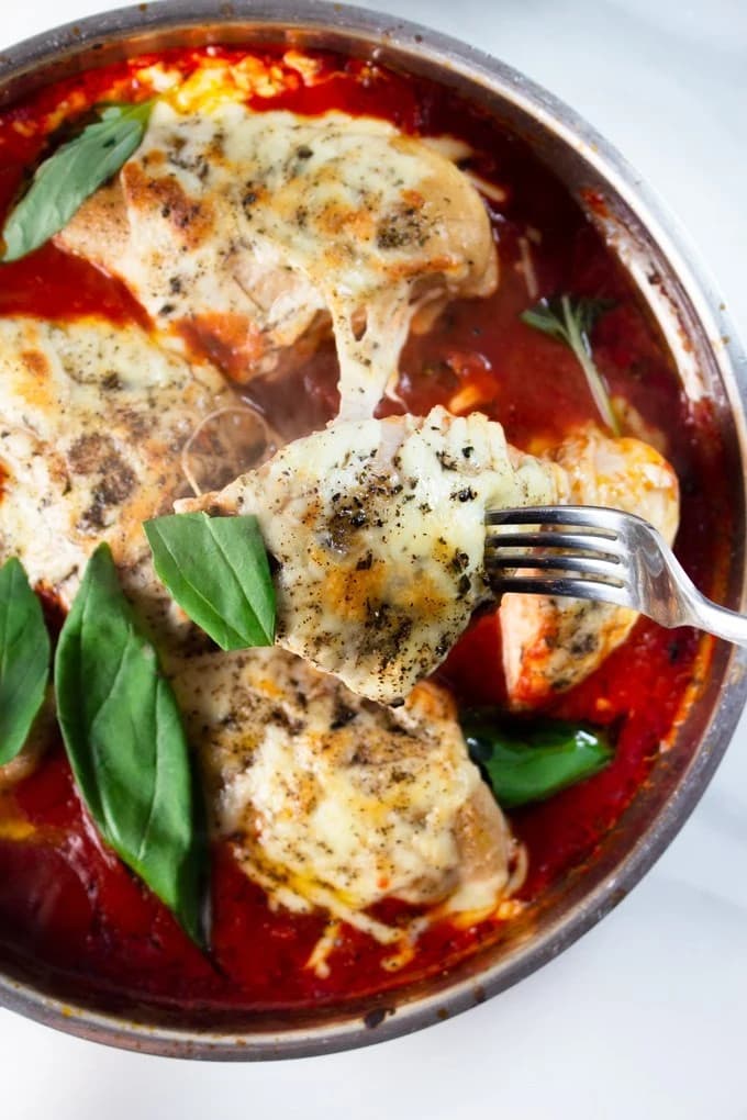 Image of Easy Keto Chicken Parmesan recipe