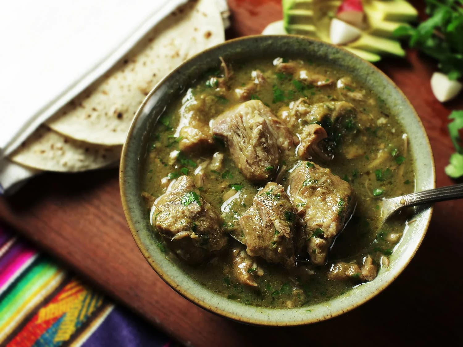 Image of Easy Pressure Cooker Pork Chile Verde recipe