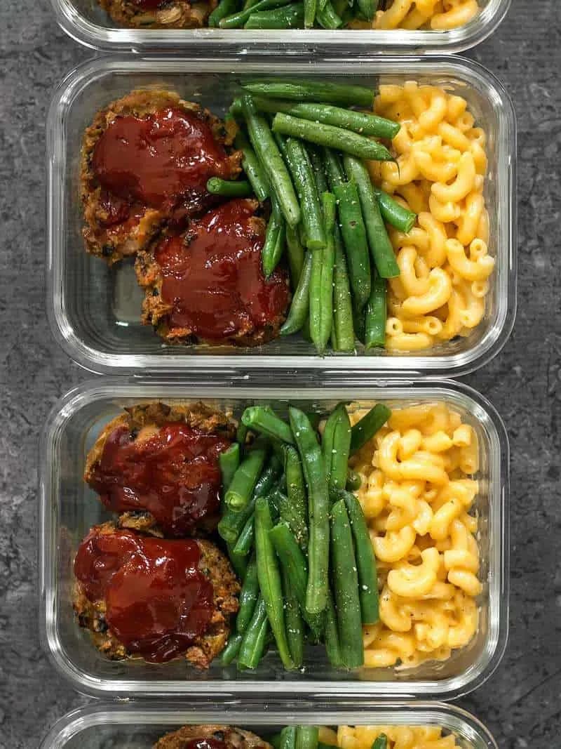 Image of Garden Vegetable Turkey Loaf Meal Prep recipe