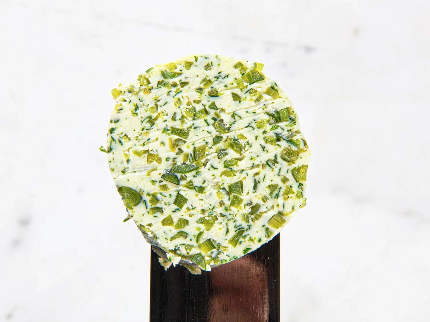 Image of Garlic Scape Compound Butter recipe
