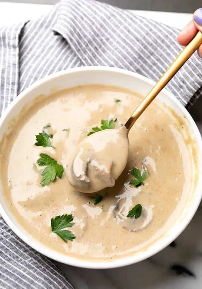 Image of Gluten Free Cream of Mushroom Soup recipe