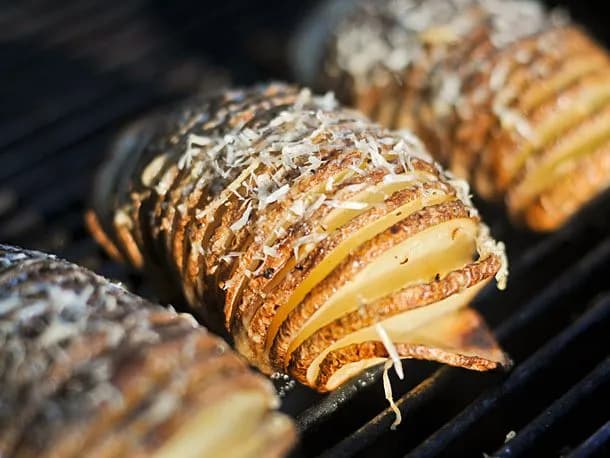 Image of Grilled Hasselback Potatoes recipe