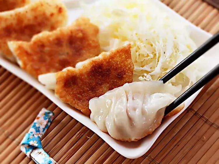 Image of Gyoza (Japanese Pork and Cabbage Dumplings) recipe