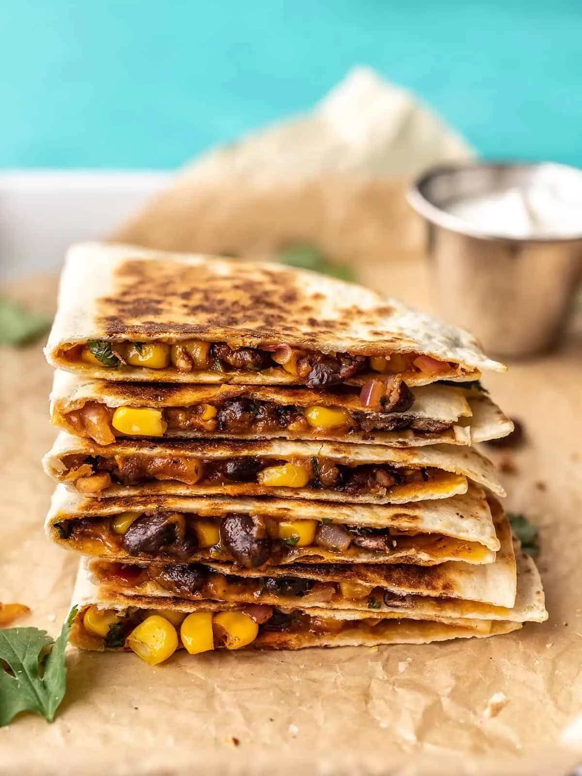Image of Hearty Black Bean Quesadillas recipe