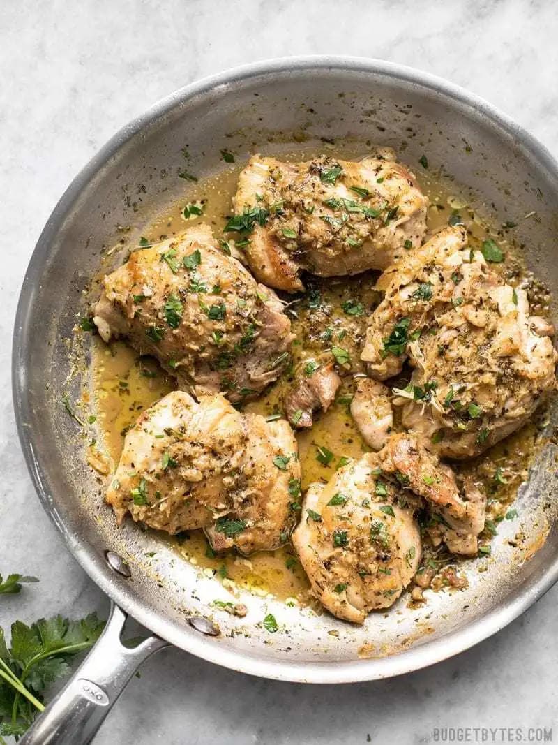 Image of Herb Butter Chicken Thighs recipe