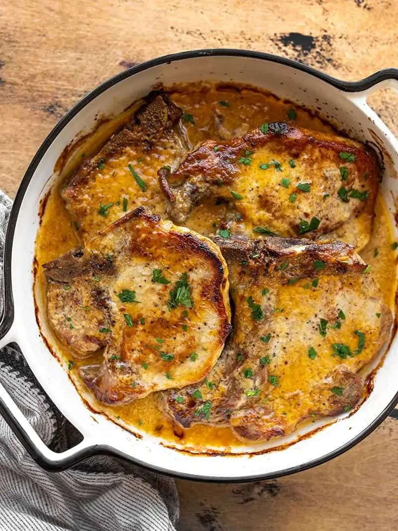 Image of Honey Mustard Pork Chops recipe