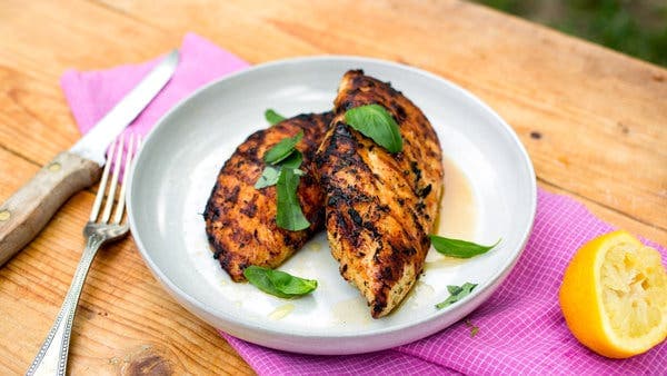 Image of Lemon and Thyme Grilled Chicken Breasts recipe