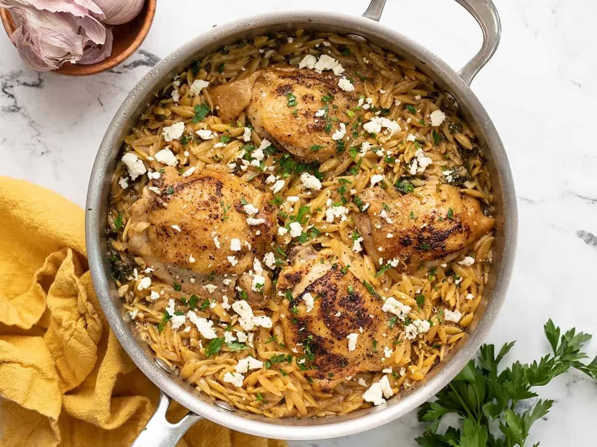 Image of Lemon Pepper Chicken with Orzo recipe