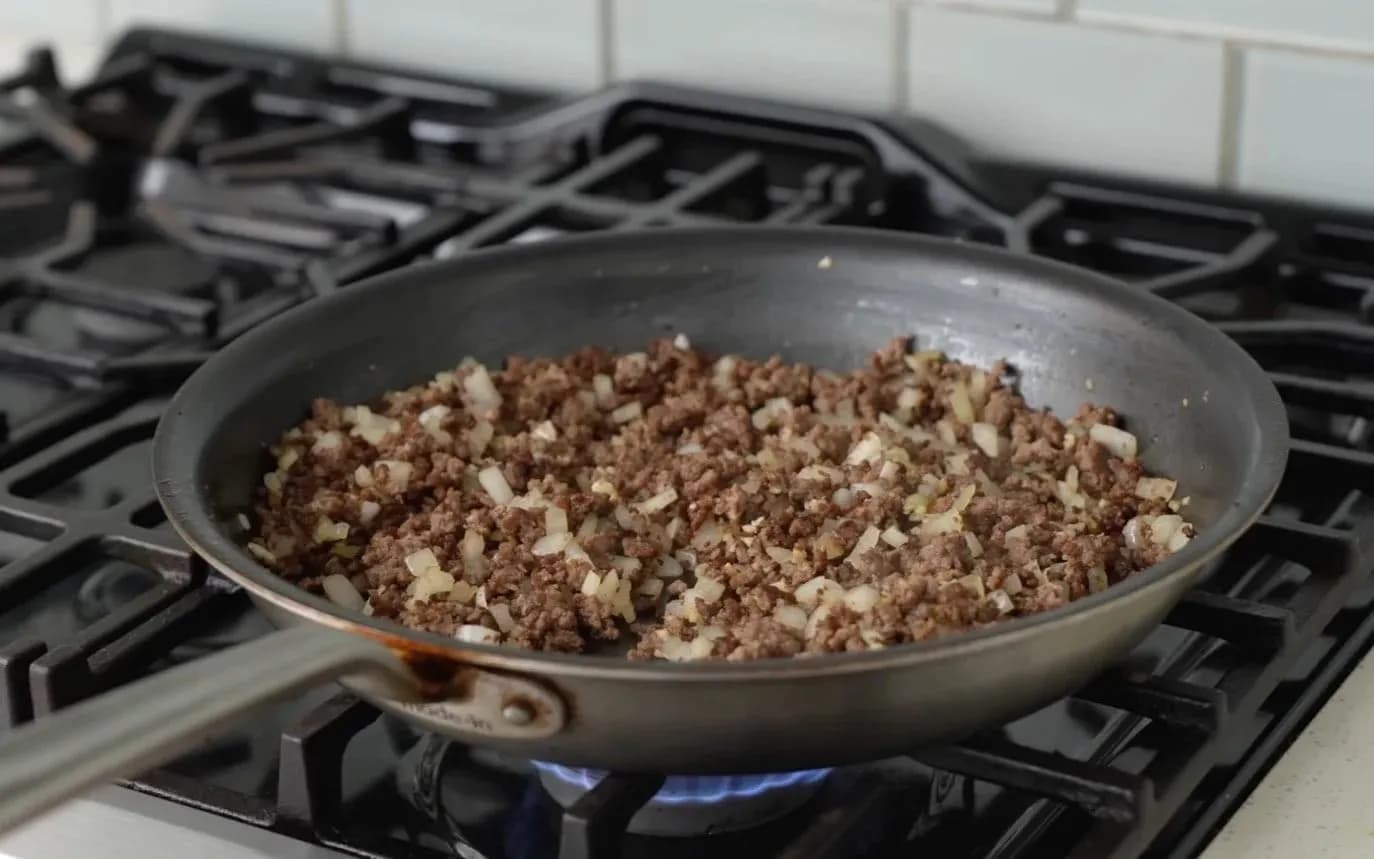 Step 2 of Moroccan Ground Beef Stew