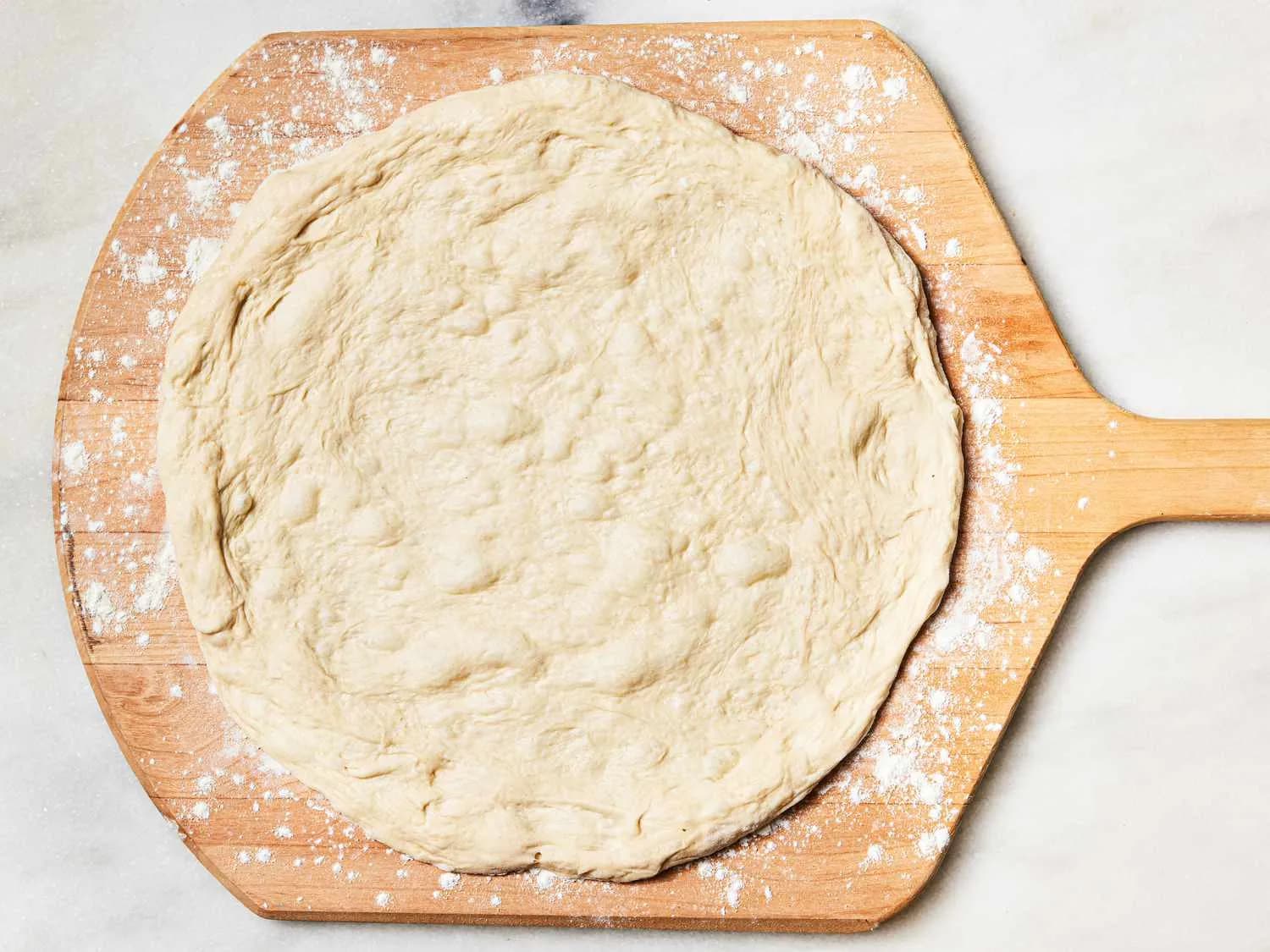 Step 1 of New York-Style White Pizza