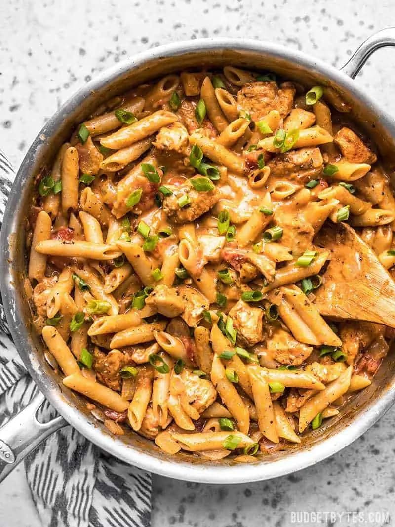 Image of One Pot Creamy Cajun Chicken Pasta recipe