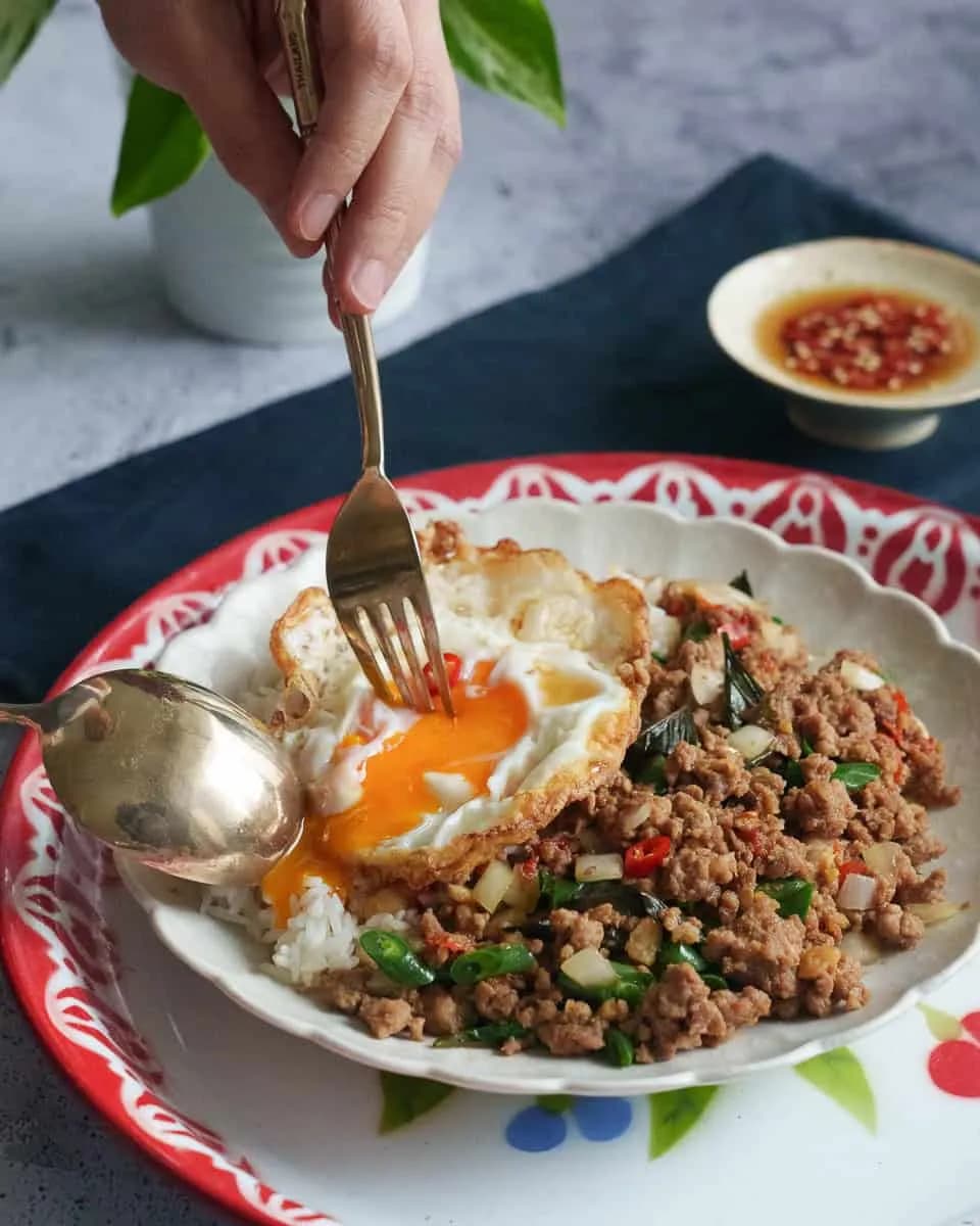 Image of Phad Kra Praow Kai recipe