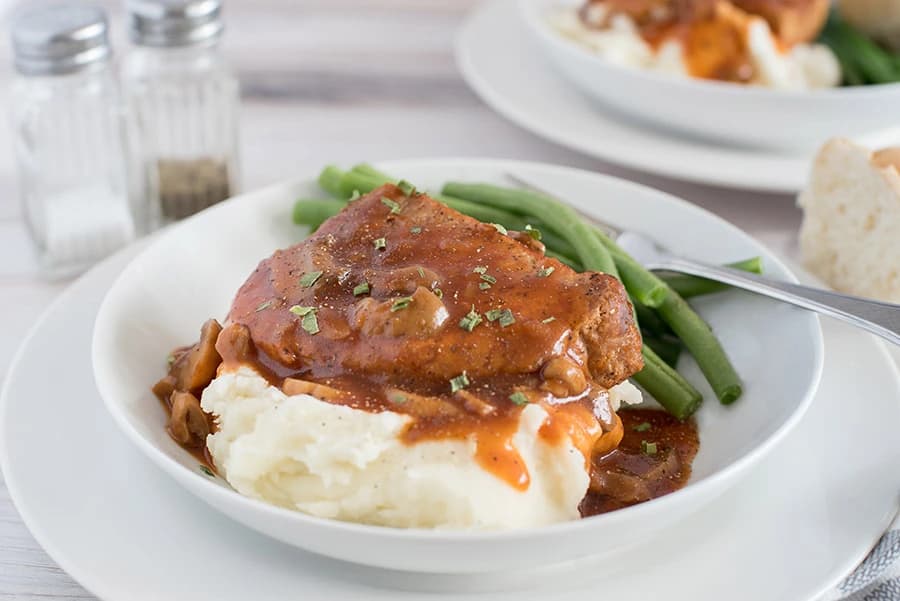 Image of Pressure Cooker Boneless Pork Chops recipe