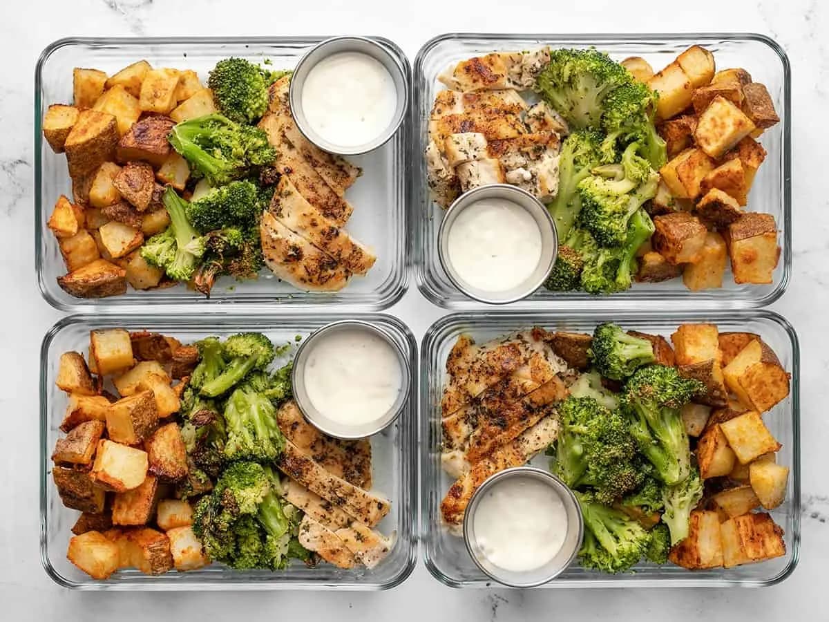 Image of Ranch Chicken Meal Prep recipe