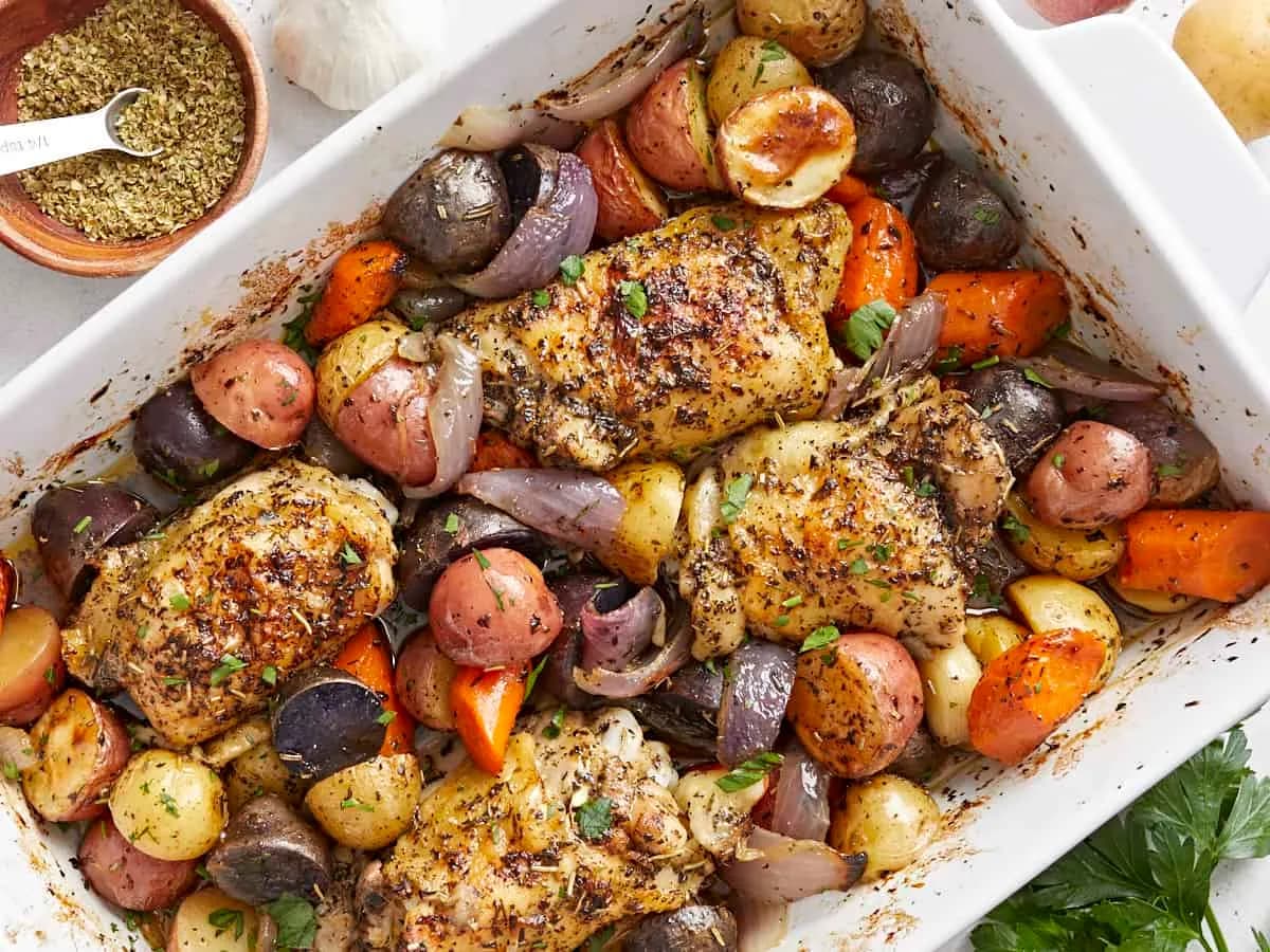 Image of Roasted Chicken and Vegetables recipe