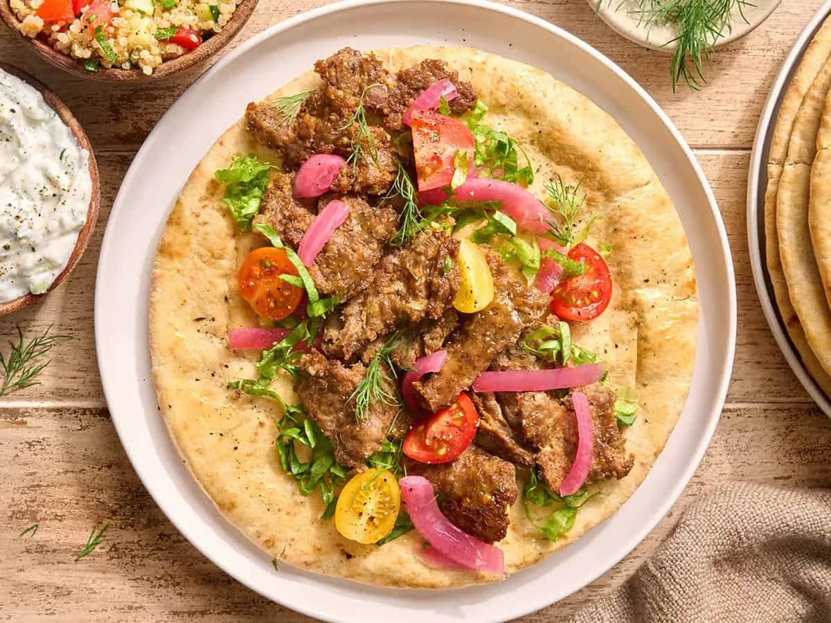 Image of Sheet Pan Doner Kebab recipe