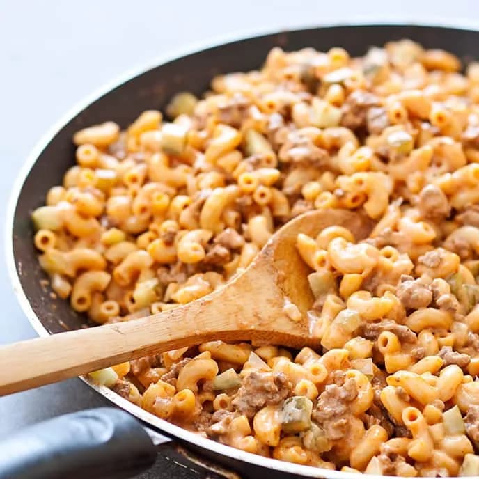 Image of Skillet Cheeseburger Macaroni recipe