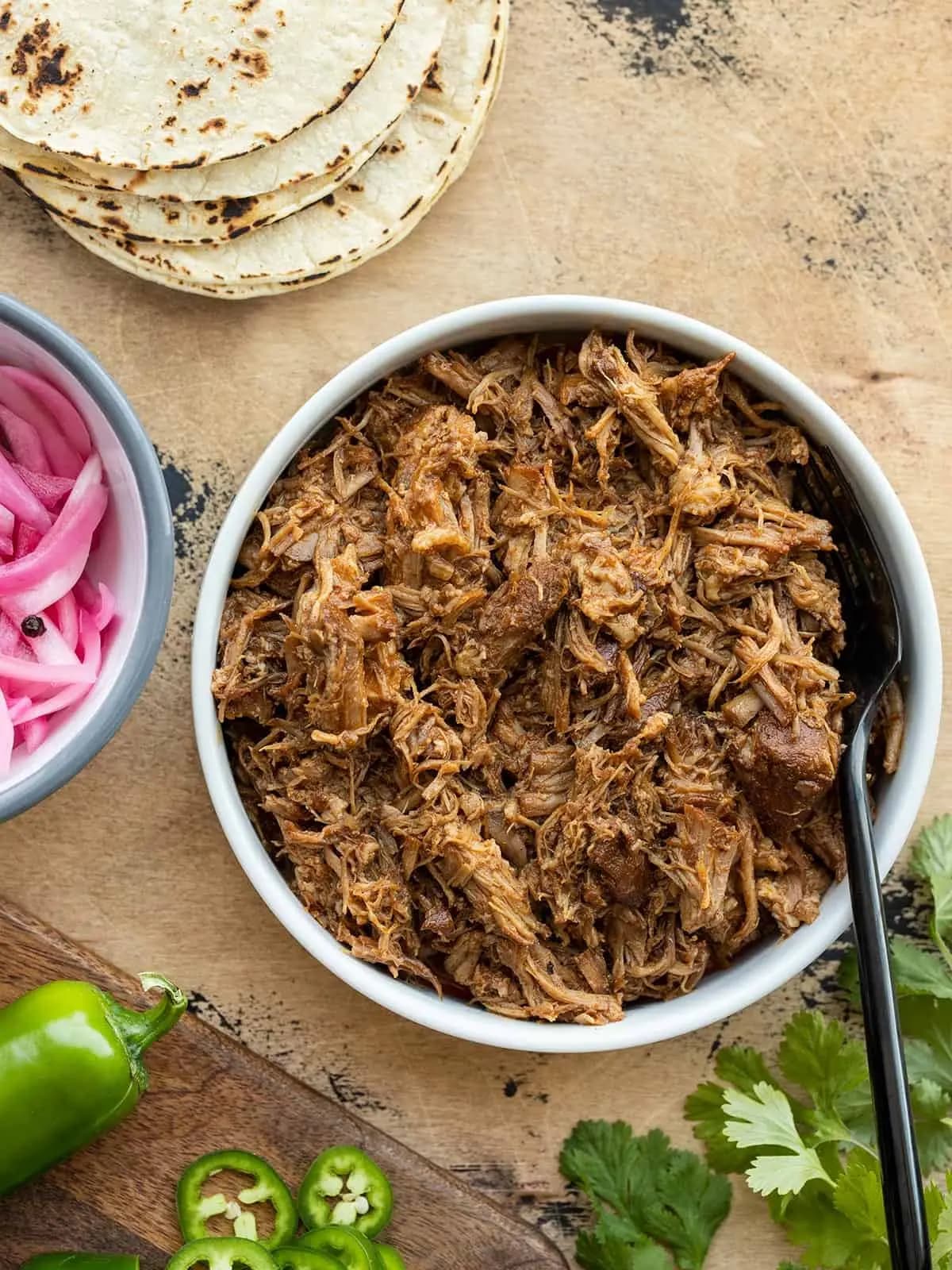 Image of Slow Cooker Chili Rubbed Pulled Pork recipe