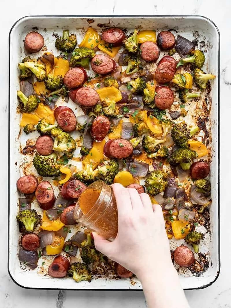 Image of Smoky Roasted Sausage and Vegetables recipe