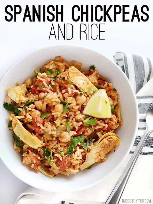 Image of Spanish Chickpeas and Rice recipe