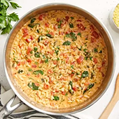 Image of Tuscan Orzo recipe