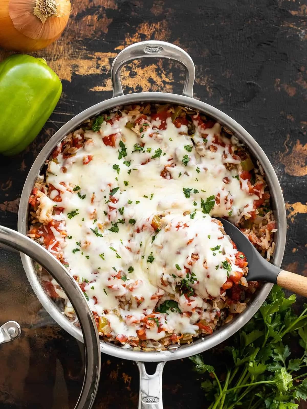 Image of Unstuffed Bell Peppers recipe