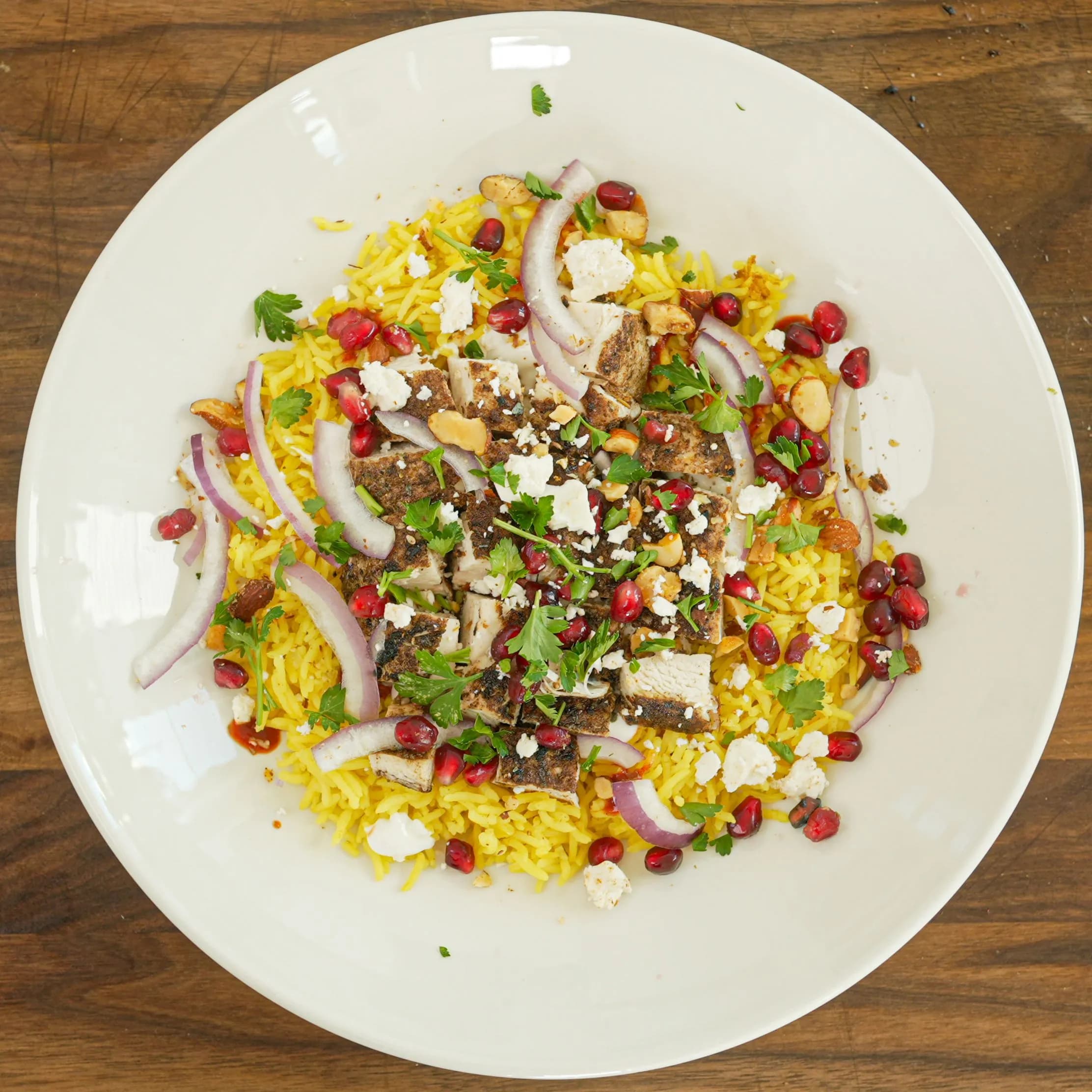 Image of Za'atar Chicken and Rice Bowl recipe