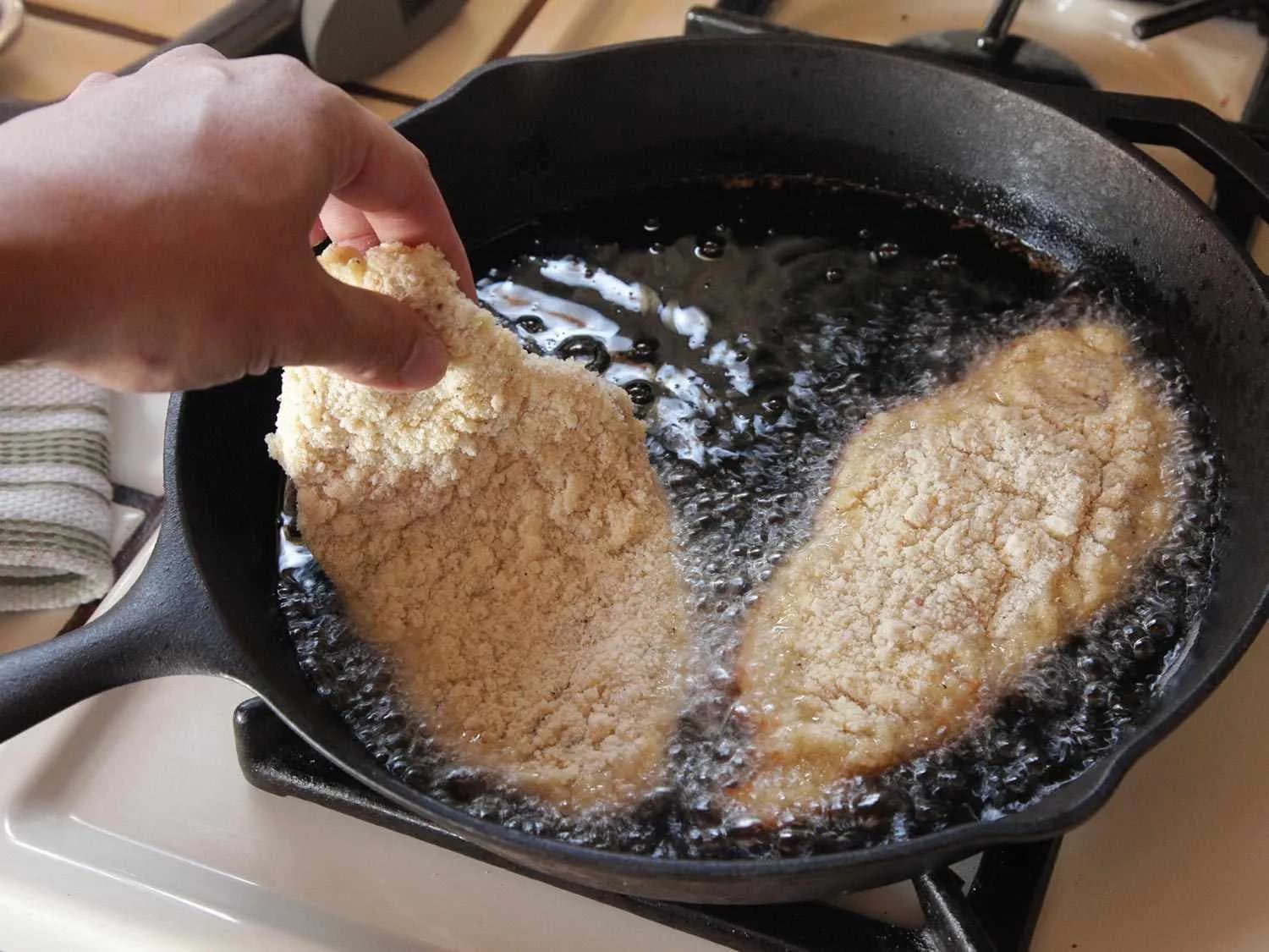 Step 8 of Chicken Parmesan