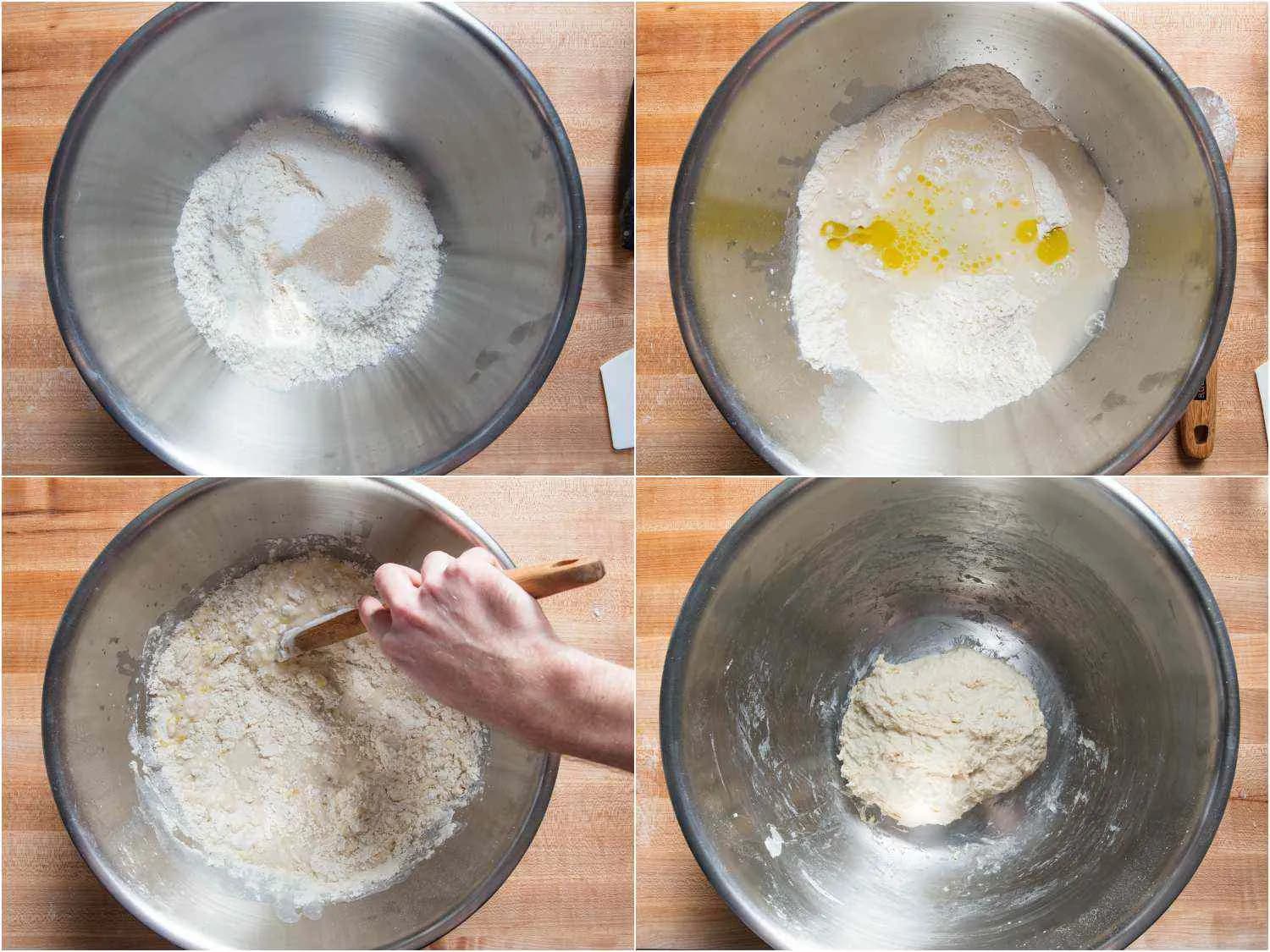 Step 1 of Foolproof Pan Pizza