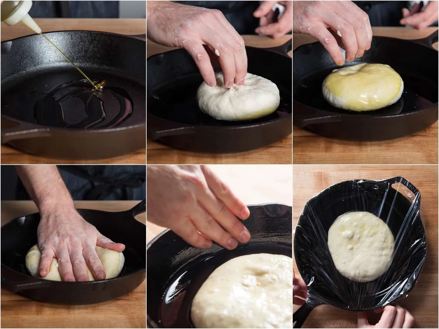 Step 4 of Foolproof Pan Pizza