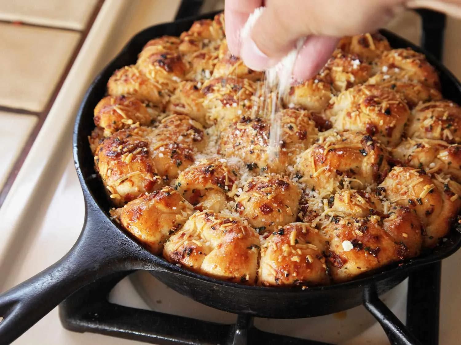 Step 4 of Pull-Apart Pepperoni Garlic Knots