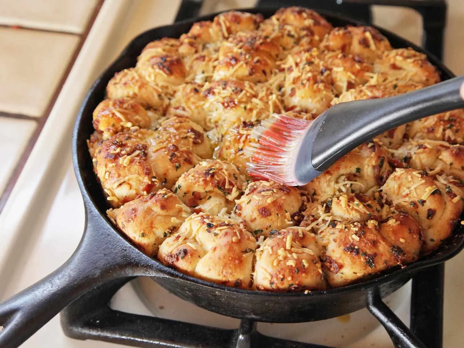 Step 5 of Pull-Apart Pepperoni Garlic Knots